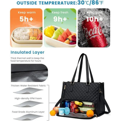 Luxe Office Tote Bag (2 in 1 Tote Bag)
