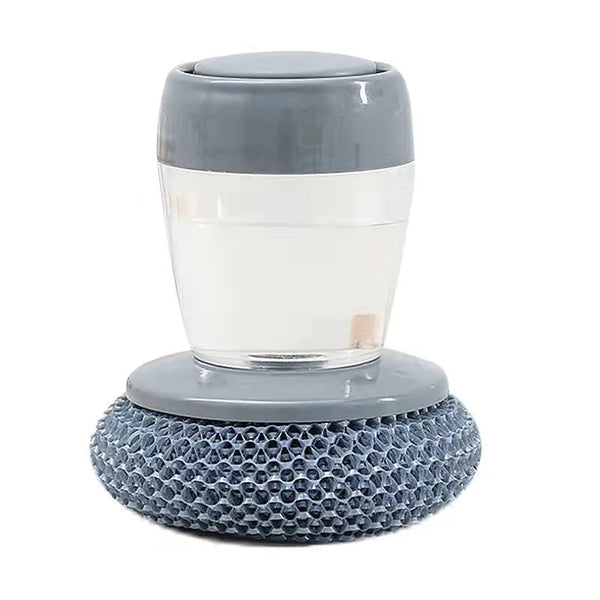 2 in 1 Liquid Soap Dispensing Palm Brush