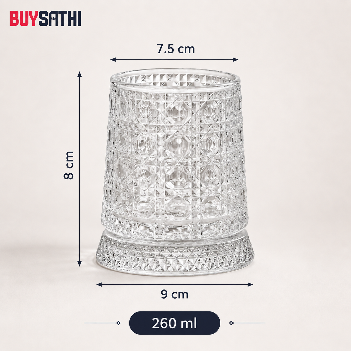 Mesmerizing Rotating Base Glasses