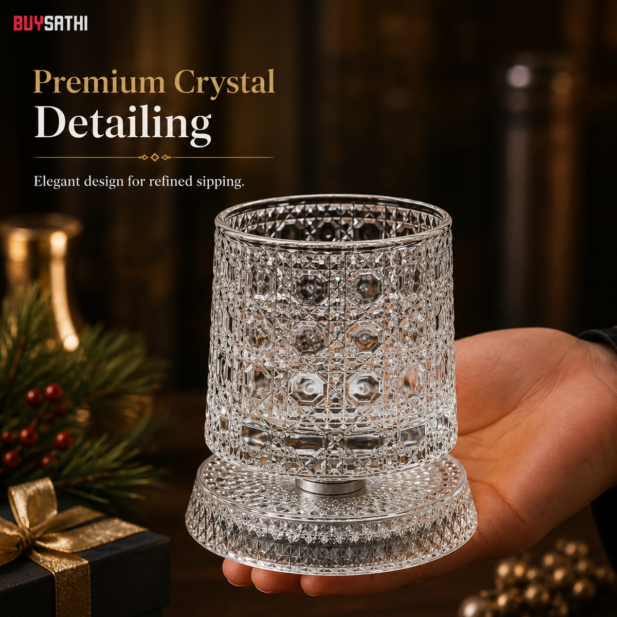 Mesmerizing Rotating Base Glasses