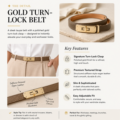 Luxury Designer Thin Belt for Women
