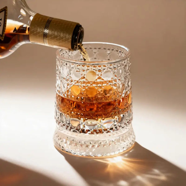 Mesmerizing Rotating Base Glasses