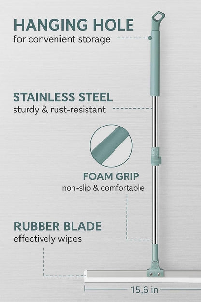 Smart Floor Cleaning Mop with Rotating Head & Long Handle