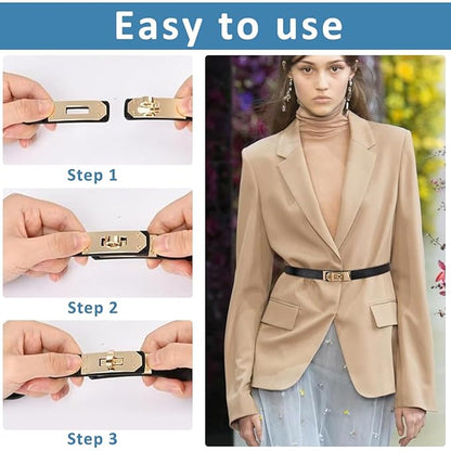 Luxury Designer Thin Belt for Women