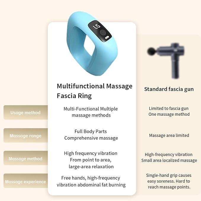 Portable Vibration Massage Ring for Full Body Pain Relief