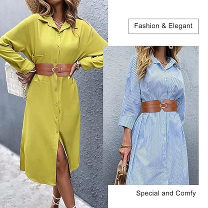 Women's Premium Leather Waist Belt | Perfect for Dresses, Jeans & Trousers