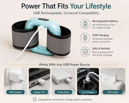 Portable Vibration Massage Ring for Full Body Pain Relief