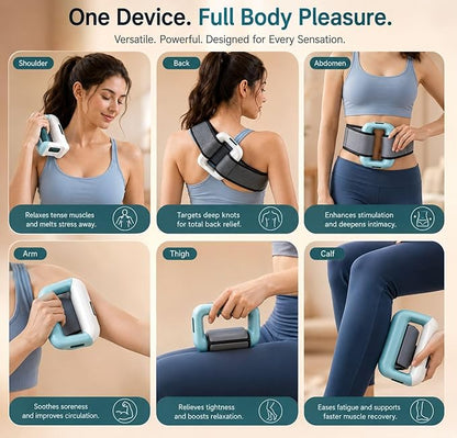 Portable Vibration Massage Ring for Full Body Pain Relief