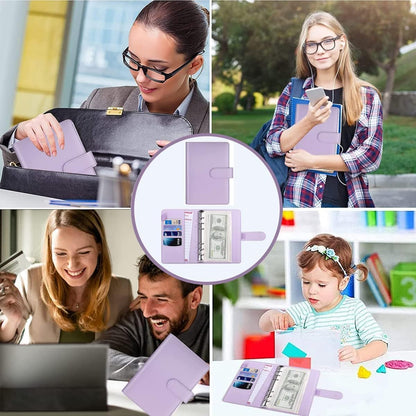 Budget Binder,Money Saving Binder with Zipper Envelopes Cash