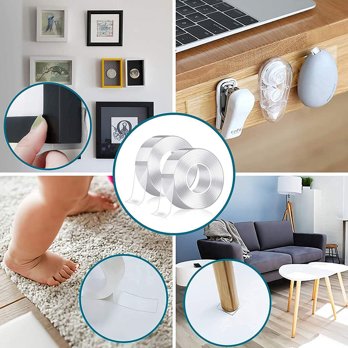 Multipurpose Washable Adhesive Tape – Stick Anything, Anywhere