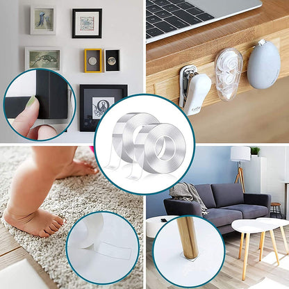 Multipurpose Washable Adhesive Tape – Stick Anything, Anywhere