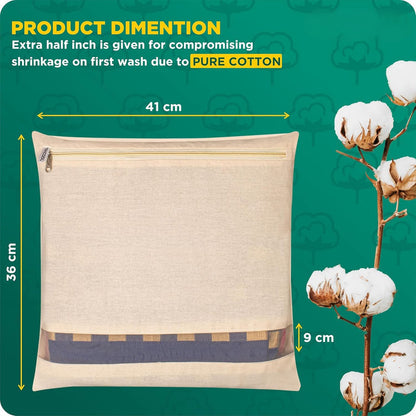 Premium Cotton Saree Covers with Zip”