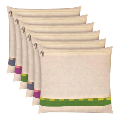 Premium Cotton Saree Covers with Zip”