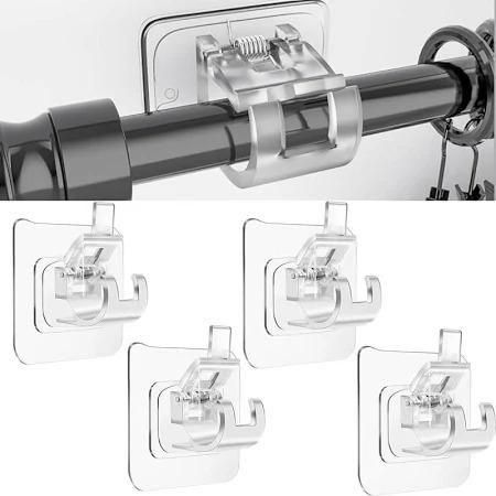 Self Adhesive Rod Clips Hook for Curtains