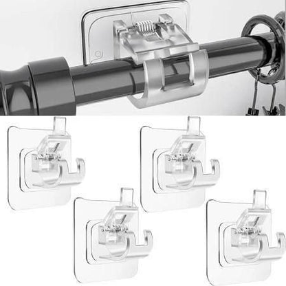 Self Adhesive Rod Clips Hook for Curtains