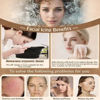 Portable Face Ice Bowl