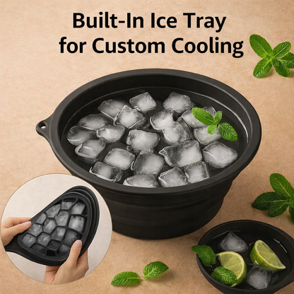 Portable Face Ice Bowl