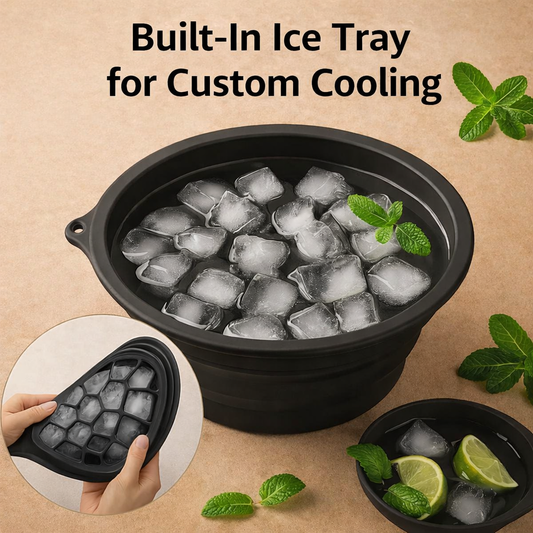 Portable Face Ice Bowl