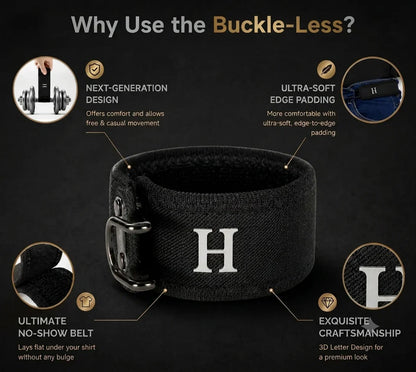 Buckle-less belt hooks