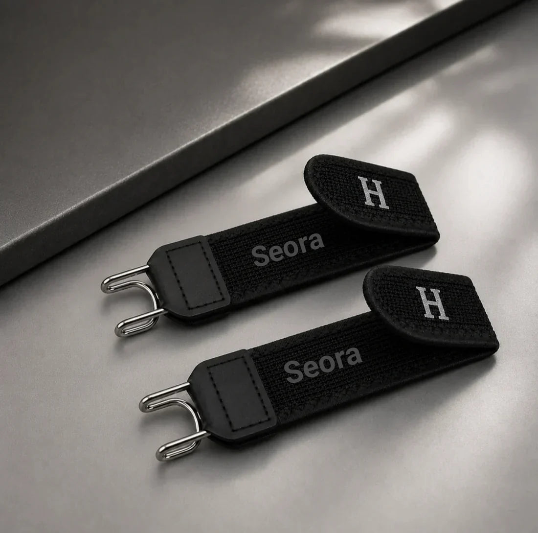 Buckle-less belt hooks