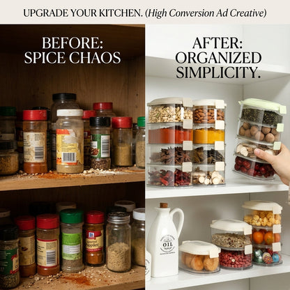 Smart Layer Storage Box (Kitchen Crystal Organizer)