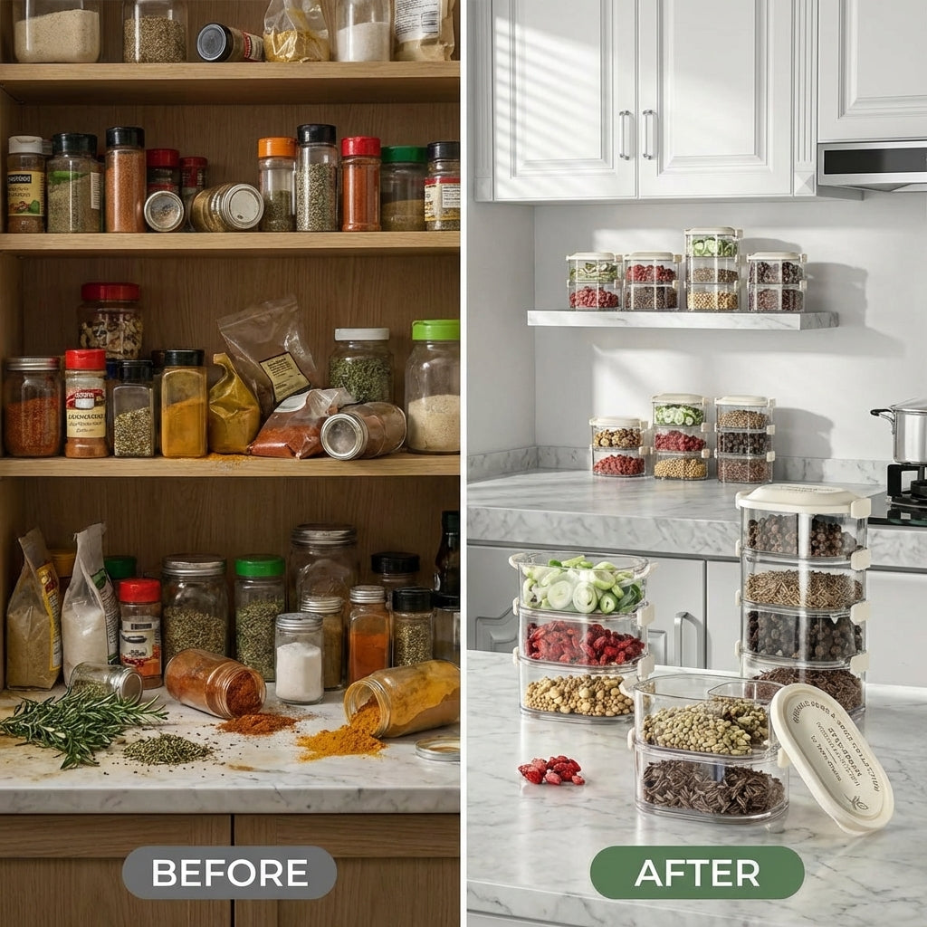 Smart Layer Storage Box (Kitchen Crystal Organizer)