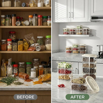 Smart Layer Storage Box (Kitchen Crystal Organizer)