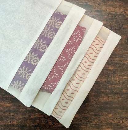 Premium Cotton Saree Covers with Zip”