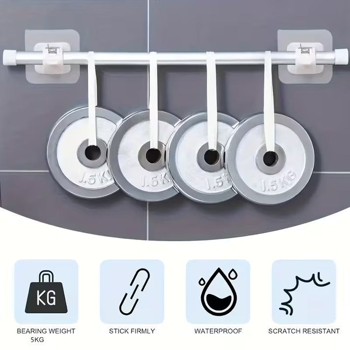 Self Adhesive Rod Clips Hook for Curtains