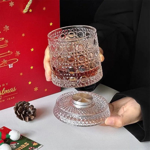 Mesmerizing Rotating Base Glasses