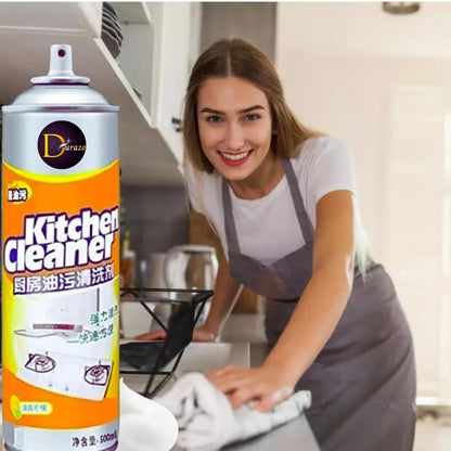 Kitchen Cleaner Foam Spray 550ml – Powerful Grease Remover